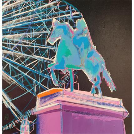 Peinture Très haut par Anicet Olivier | Tableau Figuratif Acrylique Urbain