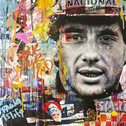 Peinture MAGIC SENNA par Novarino Fabien | Tableau Pop-art Icones Pop