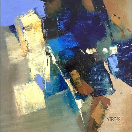 Painting Early Autumn Night by Virgis | Painting Abstract Oil