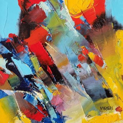 Painting A fun challenge by Virgis | Painting Abstract Oil Minimalist, Pop icons