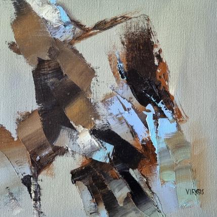 Painting Music and silence by Virgis | Painting Abstract Oil Minimalist