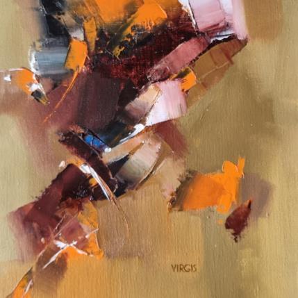 Peinture For a better world par Virgis | Tableau Abstrait Huile Minimaliste