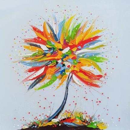 Peinture La tendresse avec toi par Fonteyne David | Tableau Figuratif Acrylique, Huile Minimaliste