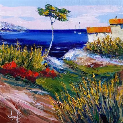 Peinture Petit coin de Paradis par Degabriel Véronique | Tableau Figuratif Huile Marine, Paysages