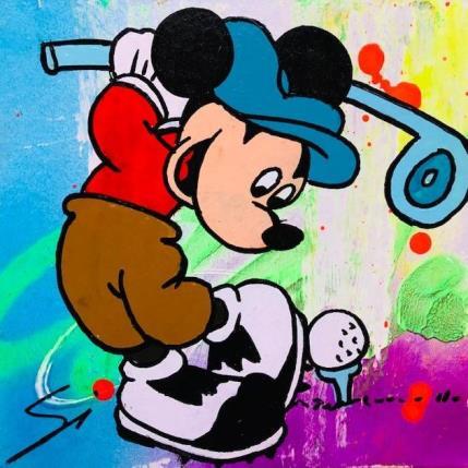 Peinture GOLF MOUSE par Mestres Sergi | Tableau Pop-art Carton, Graffiti Icones Pop