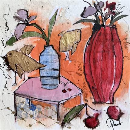 Peinture Gold par Colombo Cécile | Tableau Figuratif Acrylique, Pastel Natures mortes