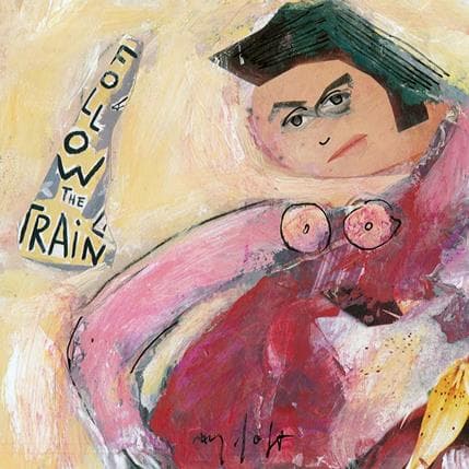 Peinture The train par De Sousa Miguel | Tableau Art Singulier Portraits