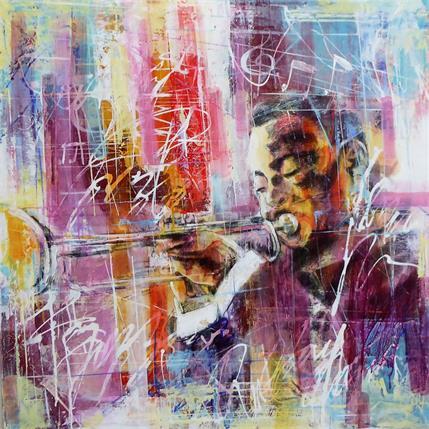 Painting 100x100 No Name 112-1401-20220926-2 by Silveira Saulo | Painting Abstract Acrylic, Oil Portrait