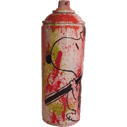 Sculpture Snoopy ski  par Kikayou | Sculpture Pop-art Graffiti Icones Pop