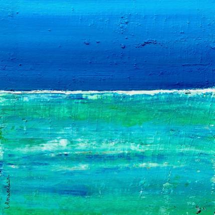 Peinture D405 par Moracchini Laurence | Tableau Abstrait Acrylique Marine, Paysages