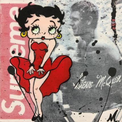 Peinture Betty Boop par Marie G.  | Tableau Pop-art Acrylique, Bois Icones Pop