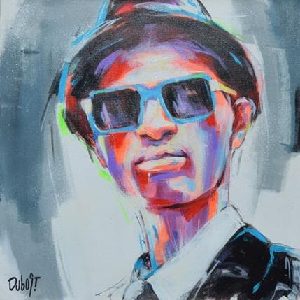 Peinture Dandy cool par Dubost | Tableau Figuratif Acrylique Scènes de vie
