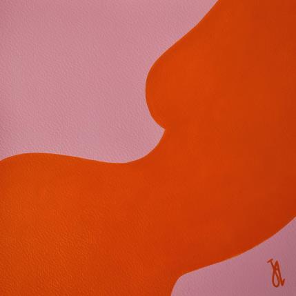 Peinture Nu allongé n°1 par Julie-Anne | Tableau Figuratif Acrylique Nu