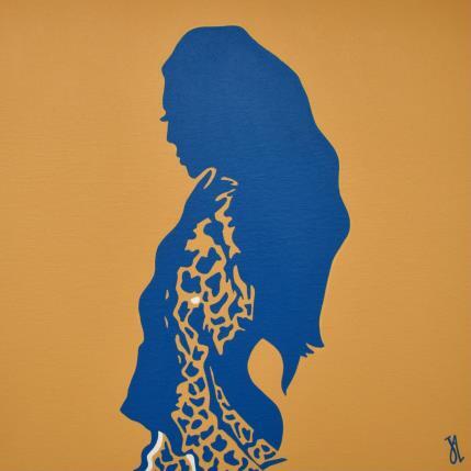 Peinture Harmonie du Soir  par Julie-Anne | Tableau Figuratif Acrylique Nu