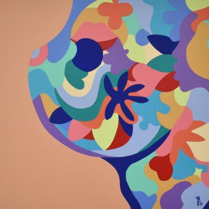 Peinture Holograms par Julie-Anne | Tableau Surréalisme Acrylique Nu