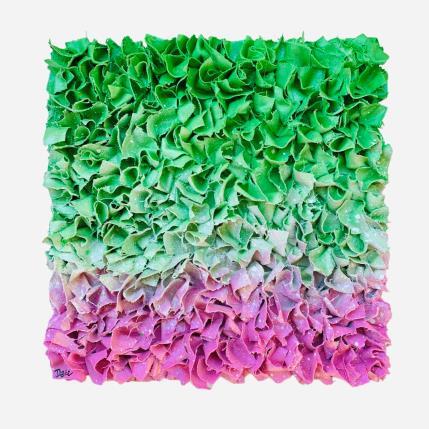 Peinture In the Countryside par Dalloz Julie | Tableau Matiérisme Bois, Graffiti, Textile, Upcycling Minimaliste