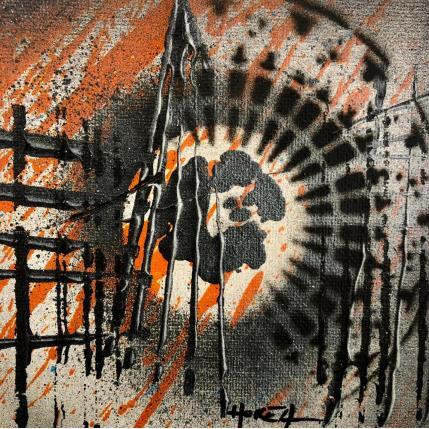 Peinture Rosace 3 - Cathédrale de Strasbourg par Horea | Tableau Figuratif Huile