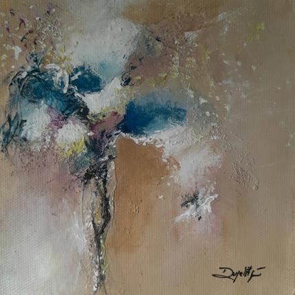 Peinture A fleur de rêve par Dupetitpré Roselyne | Tableau Abstrait Acrylique Minimaliste