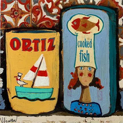 Peinture Ortiz par Villanueva Puigdelliura Natalia | Tableau Figuratif Huile