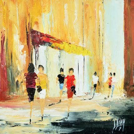 Gemälde Féminisme von Dupin Dominique | Gemälde Figurativ Öl Urban