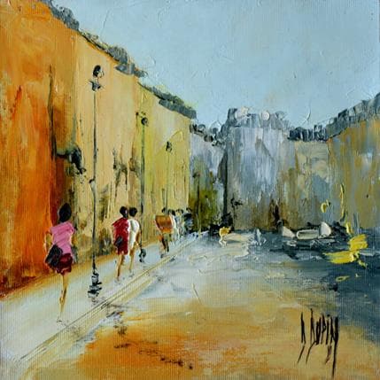 Peinture Intrra-murros par Dupin Dominique | Tableau Figuratif Huile Urbain