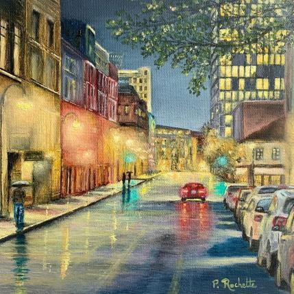 Peinture Une soirée ordinaire par Rochette Patrice | Tableau Figuratif Huile Urbain