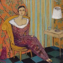 Peinture A flight of fancy par Sundblad Silvina | Tableau Figuratif Acrylique