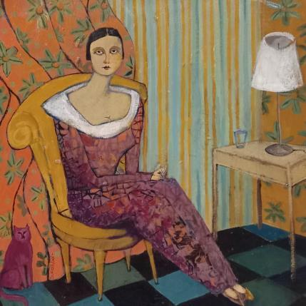 Peinture A flight of fancy par Sundblad Silvina | Tableau Figuratif Acrylique