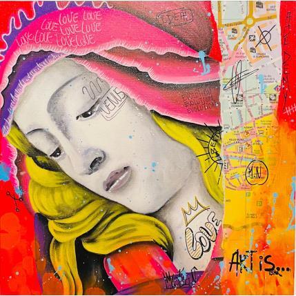 Pintura Love por Molla Nathalie  | Pintura Pop-art Pop icons