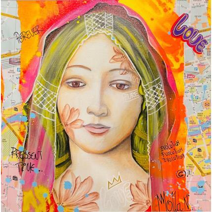 Pintura Instant Present por Molla Nathalie  | Pintura Pop-art Pop icons