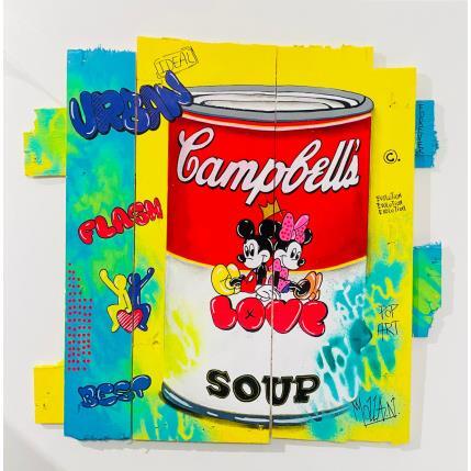 Pintura Mick & Minnie por Molla Nathalie  | Pintura Pop-art Pop icons