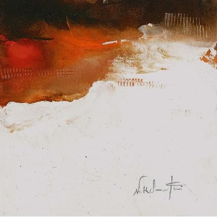 Peinture Croire en soi par Dumontier Nathalie | Tableau Abstrait Huile minimaliste