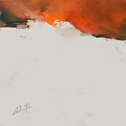 Gemälde Dis, tu reviendras ? von Dumontier Nathalie | Gemälde Abstrakt Öl Minimalistisch