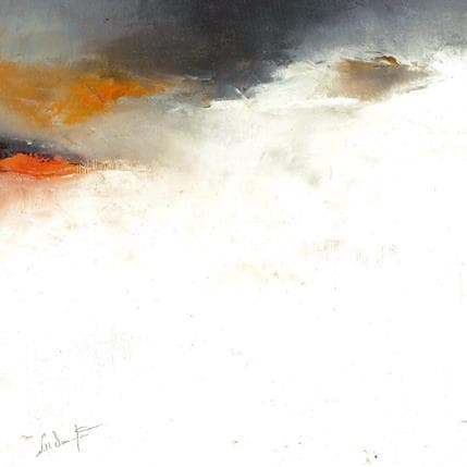 Painting Ne plus savoir by Dumontier Nathalie | Painting Abstract Oil Minimalist