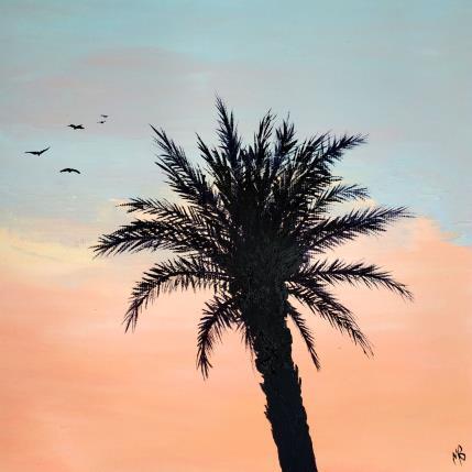 Peinture sérénité par Blandin Magali | Tableau Figuratif Huile Minimaliste, Paysages