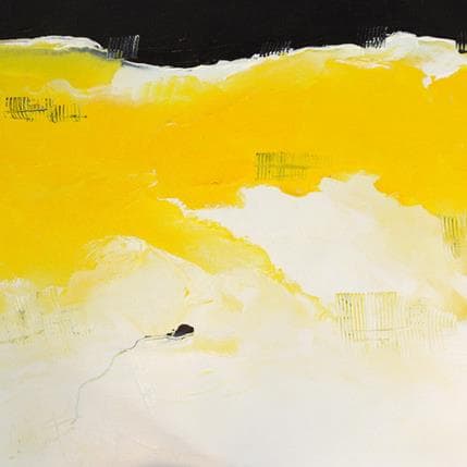 Peinture L'émotion est grande par Dumontier Nathalie | Tableau Abstrait Huile Minimaliste