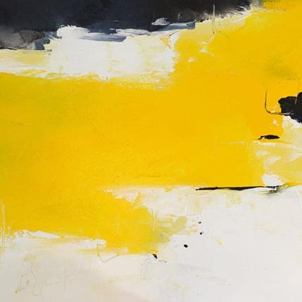 Painting J'ai du sable dans les cheveux by Dumontier Nathalie | Painting Abstract Oil Minimalist