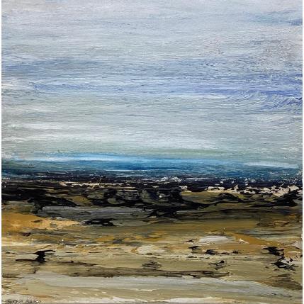 Peinture Sans titre  par Rocco Sophie | Tableau Art Singulier Acrylique, Collage, Huile, Sable Marine, Paysages