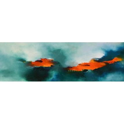 Gemälde J'aime tellement ton rire von Dumontier Nathalie | Gemälde Abstrakt Öl Minimalistisch