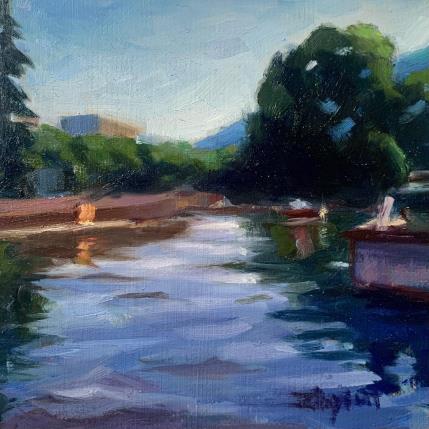 Peinture La pâquier par Zbylut Ludovic | Tableau Figuratif Huile Paysages