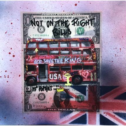 Peinture Not on the right bills par MR.P0pArT | Tableau Street Art Aquarelle, Graffiti Urbain