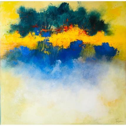 Gemälde Abstraction #9214 von Hévin Christian | Gemälde Abstrakt Landschaften, Minimalistisch