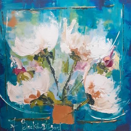 Peinture Des fleurs pour Victoria par Bastide d´Izard Armelle | Tableau Figuratif Acrylique