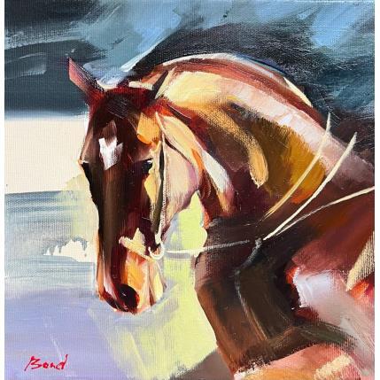 Painting Dancing in the Stream by Bond Tetiana | Painting Figurative Oil Animals