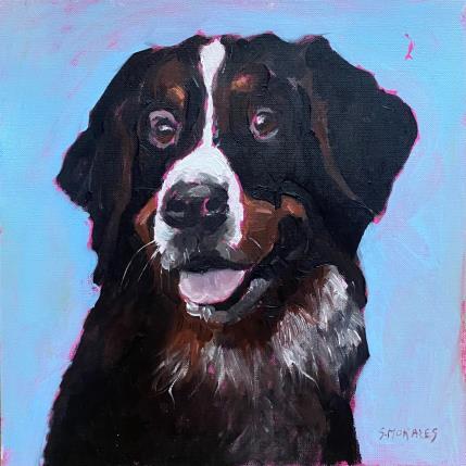 Peinture PLATON par Morales Géraldine | Tableau Figuratif Acrylique, Huile Animaux