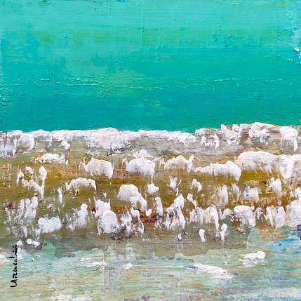 Peinture D407 par Moracchini Laurence | Tableau Abstrait Acrylique Marine, Minimaliste, Paysages