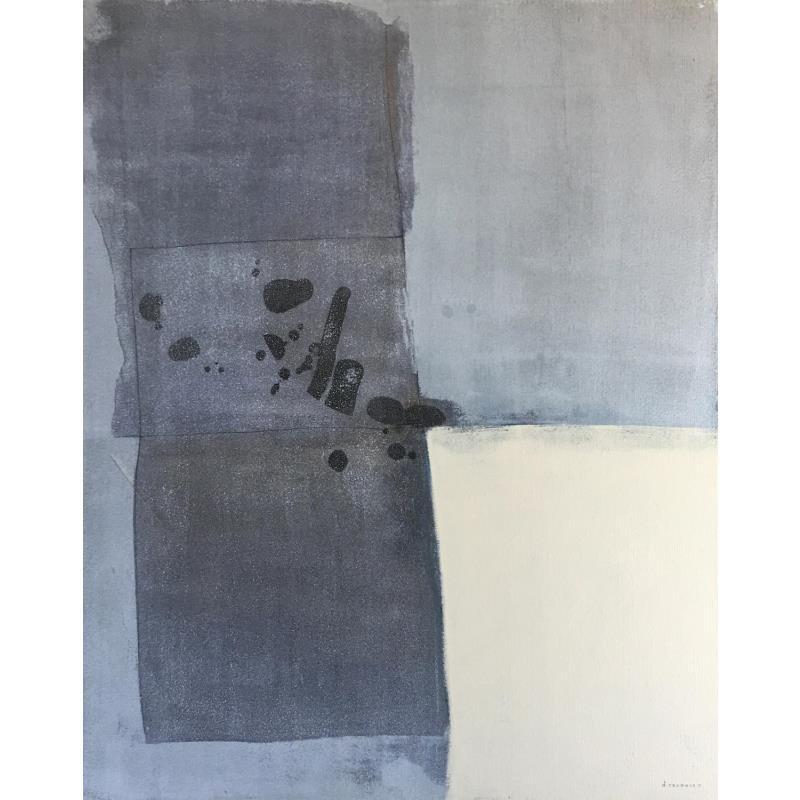 Peinture Norda 2 par Reymann Daniel | Tableau Abstrait Acrylique, Bois Minimaliste