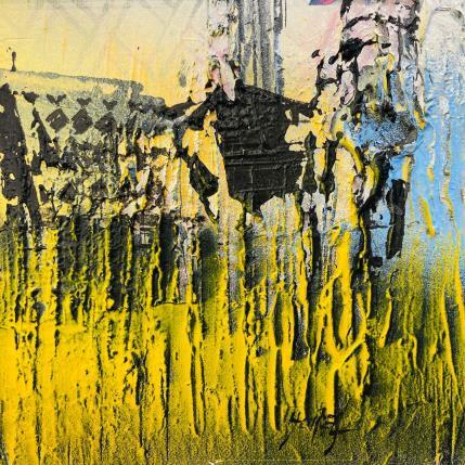 Peinture Pensée Vienna  par Horea | Tableau Figuratif Huile Urbain