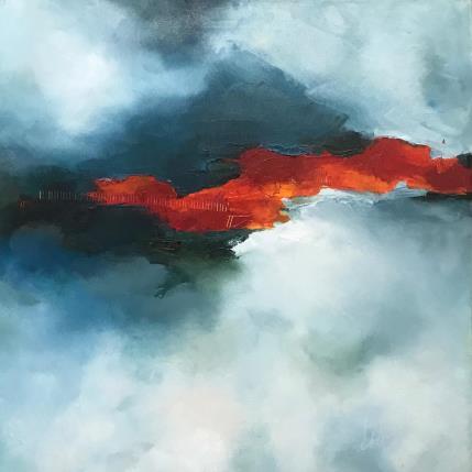 Peinture le plus doux des rêves par Dumontier Nathalie | Tableau Abstrait Huile minimaliste