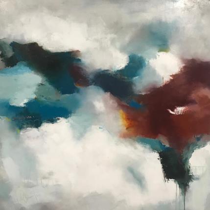 Peinture Colore ta vie par Dumontier Nathalie | Tableau Abstrait Huile minimaliste